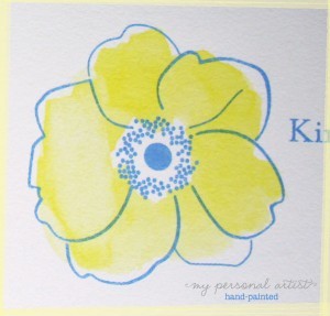 hand painted watercolor flower wedding invitations