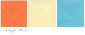 tropical wedding invitation envelopes