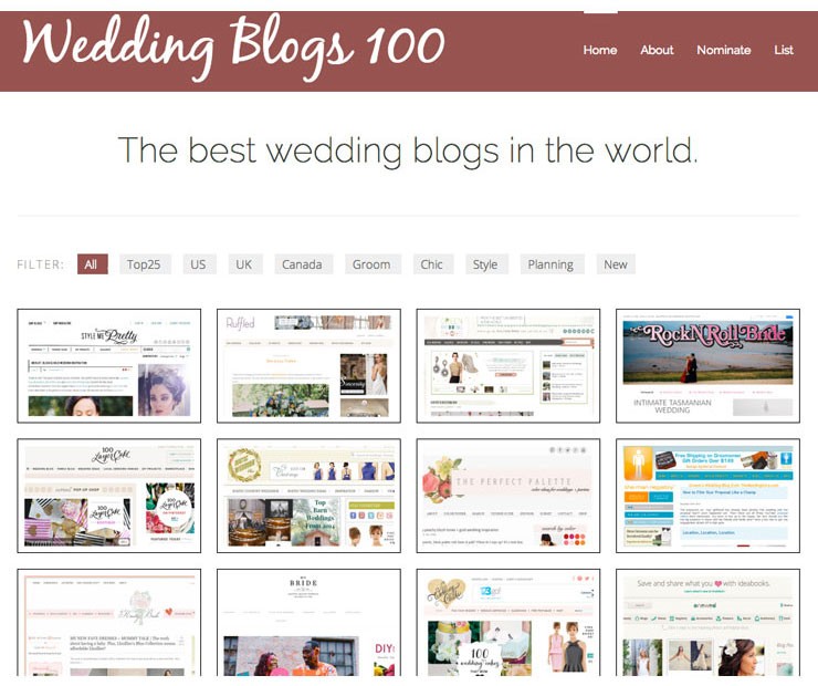 Top 100 Wedding Blogs - www.mospensstudio.com