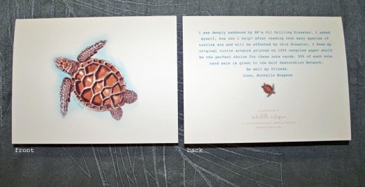 Turtle Note Cards Make a Difference!