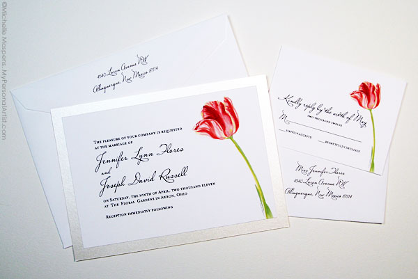 Tulip Wedding Invitations