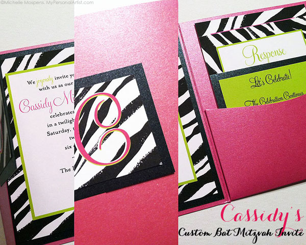 Custom Bat Mitzvah Invitations