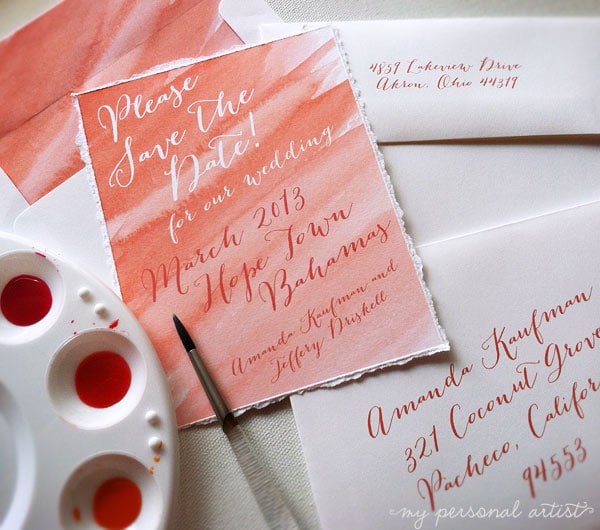 How to write out the year on wedding invitations