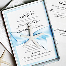 Tropical Beach Wedding Invitations Mospens Studio