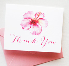 tropical-pink-hibiscus-thank-you-cards-2