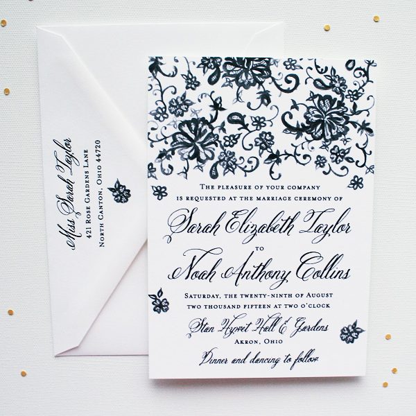 Vintage Lace Wedding Invitations & Stationery