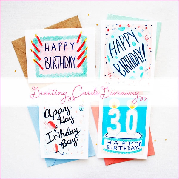Greeting Cards Giveaway!