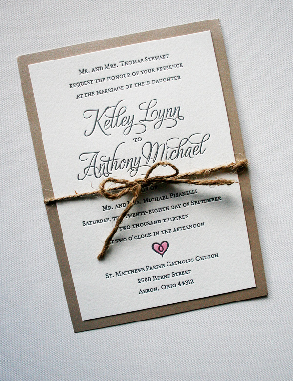 rustic wedding invites