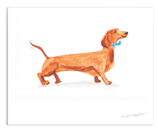 8x10-Dachshund-weiner-dog-wall-art-print-thumbnail