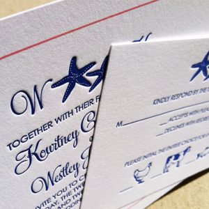 Affordable Letterpress Wedding Invitations