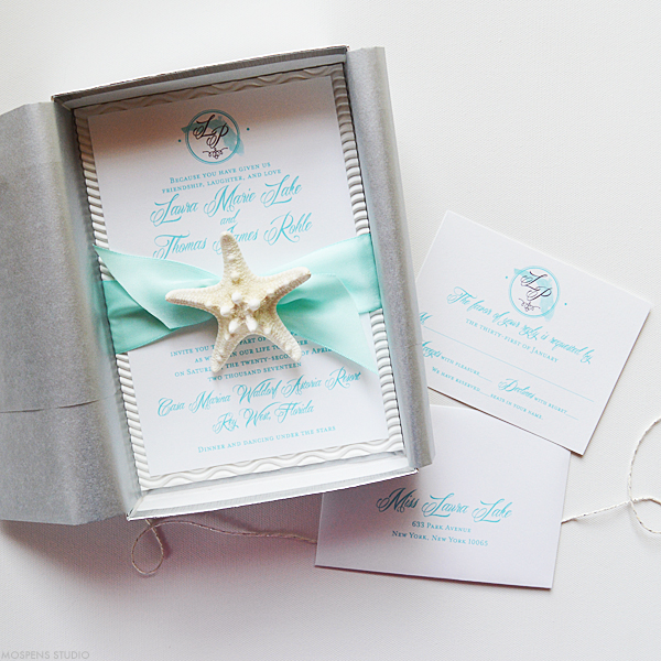 Beach Wedding Invitation Designs 2
