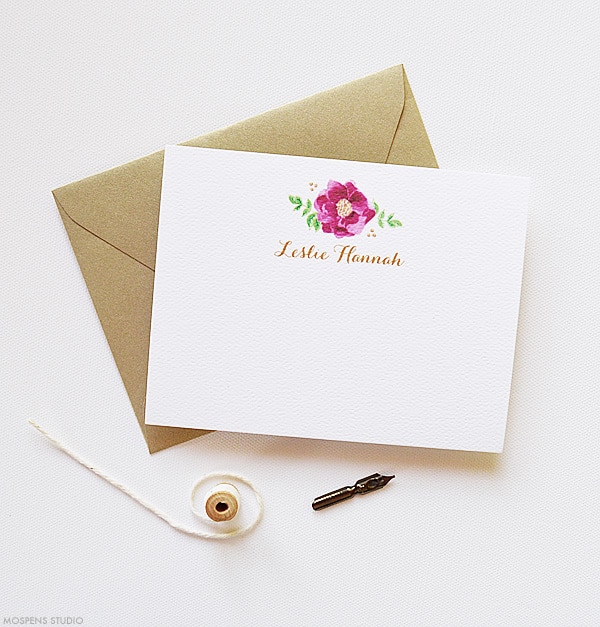 Personality Infused: 5 New Personalized Stationery Notes