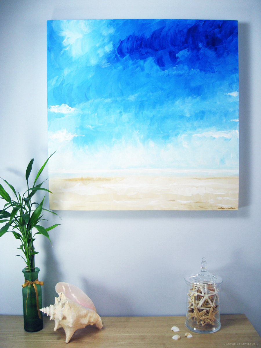 'After The Storm' original wall art painting by Michelle Mospens | www.mospensstudio.com