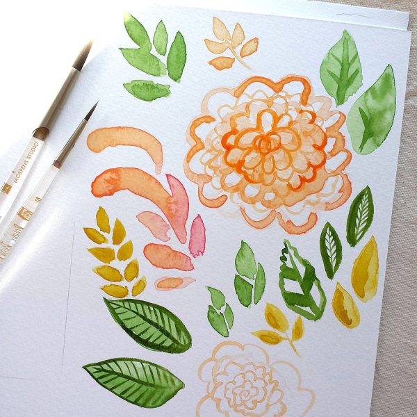 BEHIND THE SCENES: Watercolor and more!