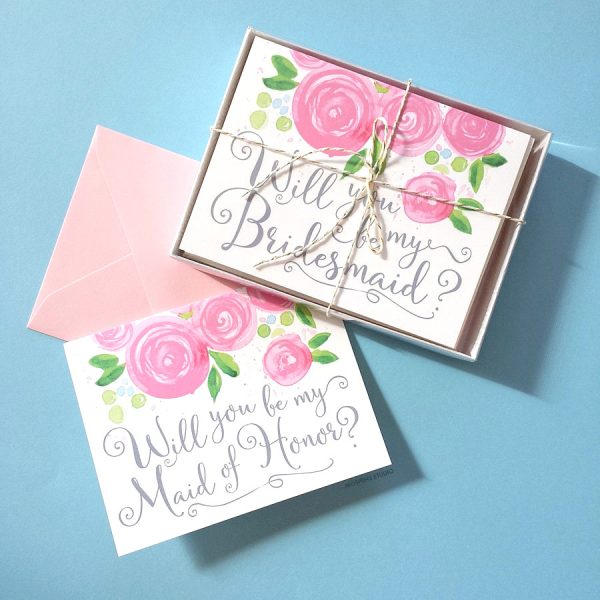 Will You Be My Bridesmaid Cards