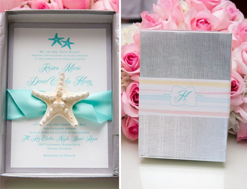 Beach Wedding Invitations | Mospens Studio