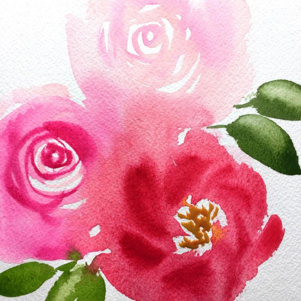 How To Paint Abstract Watercolor Flowers