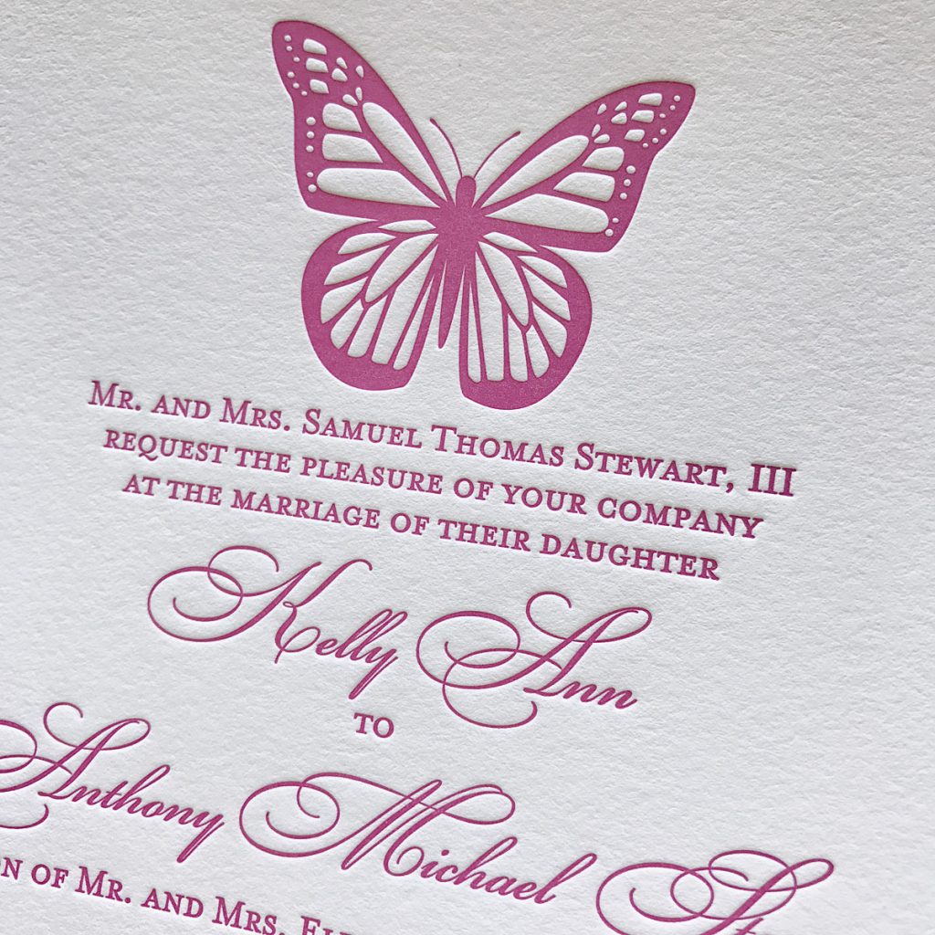 Letterpress Wedding Invitations | Mospens Studio