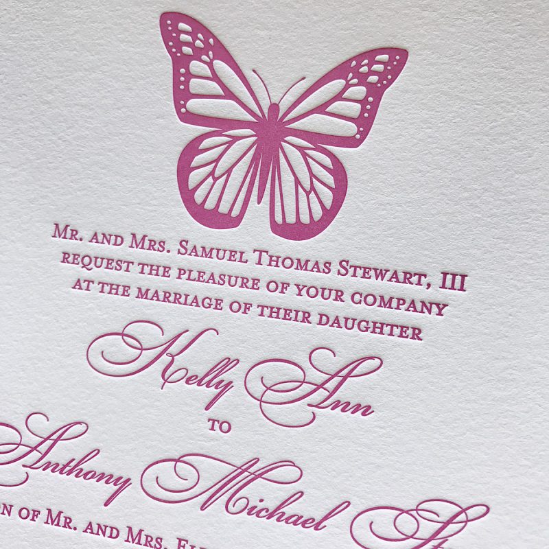 Letterpress Wedding Invitations | Mospens Studio