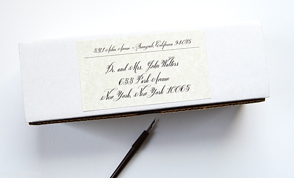 hand-written-mailing-label