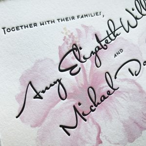 Custom Letterpress Wedding Invitations & Affordable Letterpress Invitations | Mospens Studio