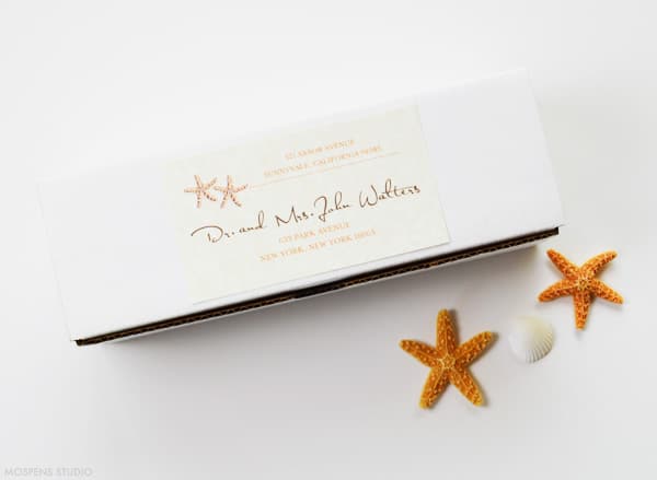 painted-starfish-mailing-label