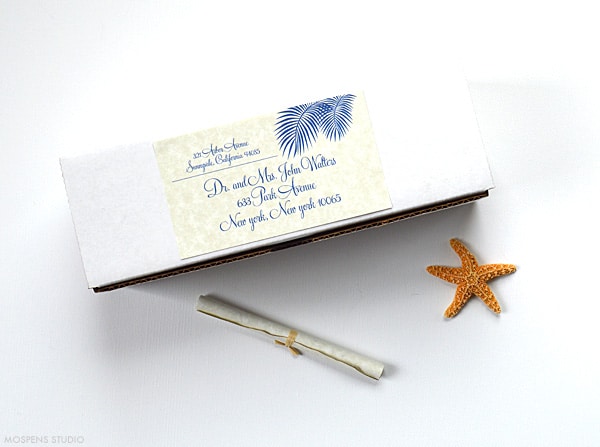 palm-leaves-mailing-label