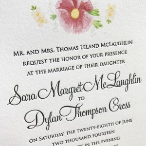 Custom Letterpress Wedding Invitations & Affordable Letterpress Invitations | Mospens Studio