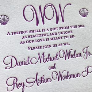 Custom Letterpress Wedding Invitations & Affordable Letterpress Invitations | Mospens Studio