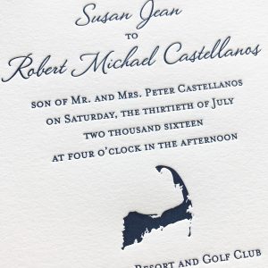 Custom Letterpress Wedding Invitations & Affordable Letterpress Invitations | Mospens Studio