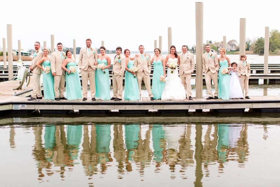 Tides Inn waterfront beach theme wedding. - Mospens Studio