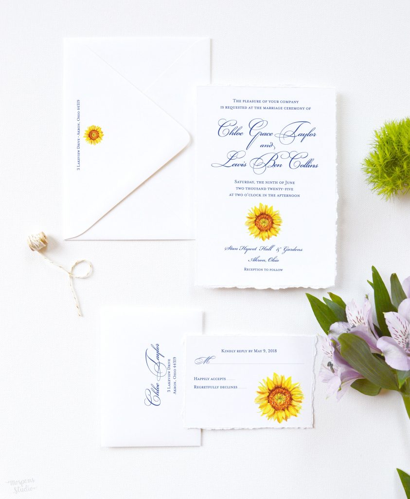 Letterpress Wedding Invitations | Mospens Studio