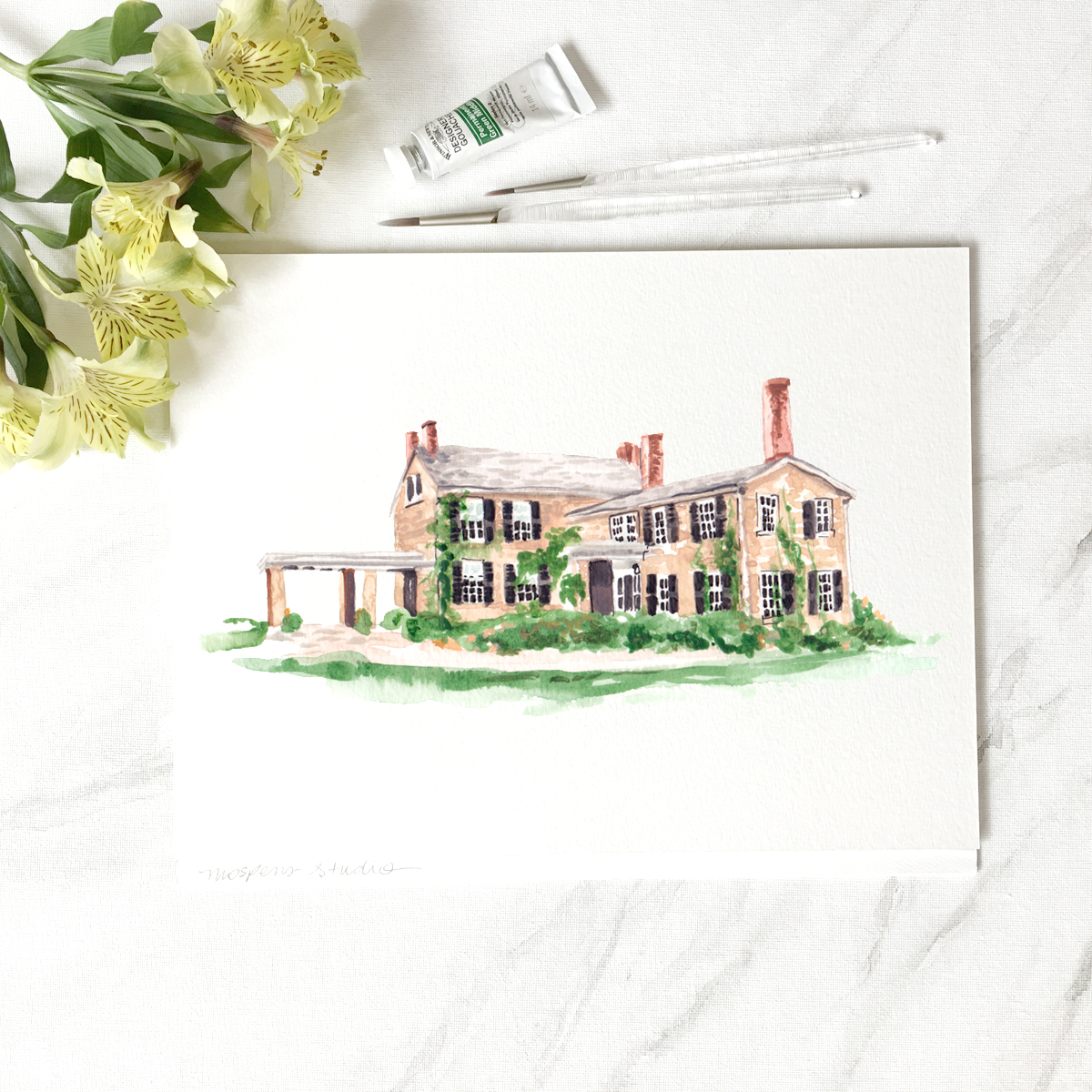 CUSTOM WEDDING VENUE ILLUSTRATION